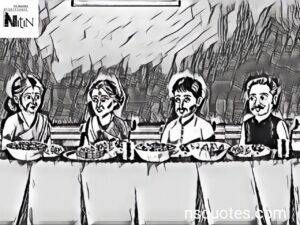 कान्ता ने शारदा को खाना परोसा 