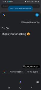 Hello Google How Are You